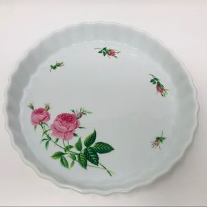 Christineholm Tart Quiche Flan Pie Pan Fluted Rose